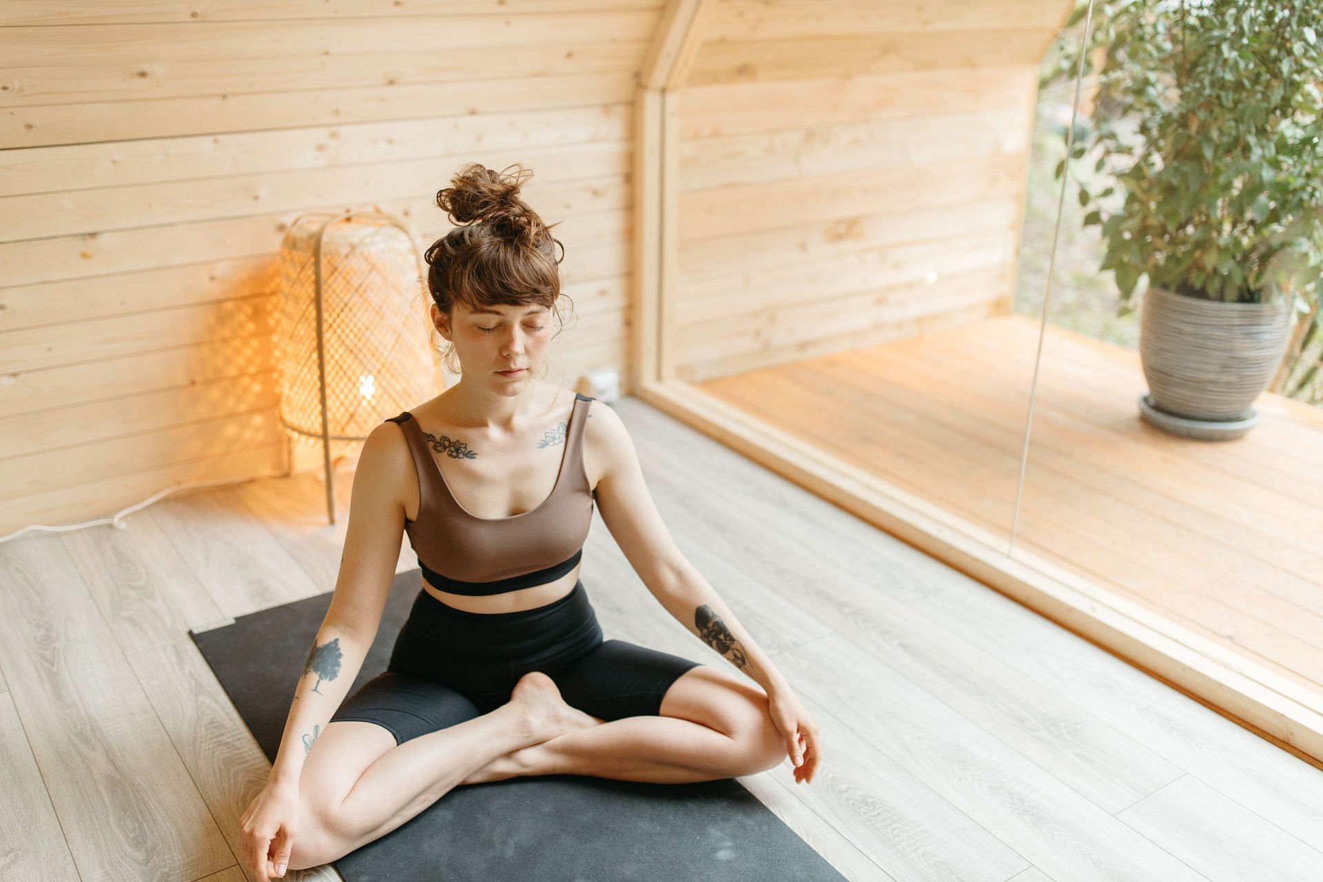 Butterfly stretch is good for hamstrings. (Image via Pexels/ Anastasia Shuraeva)